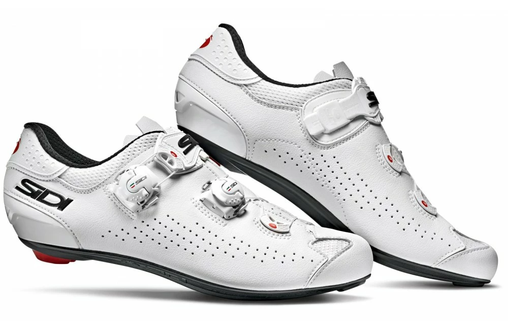 Chaussures De Cyclisme Route SIDI Genius 10 Blanc 3 Chaussures De Cyclisme Route SIDI Genius 10 Blanc