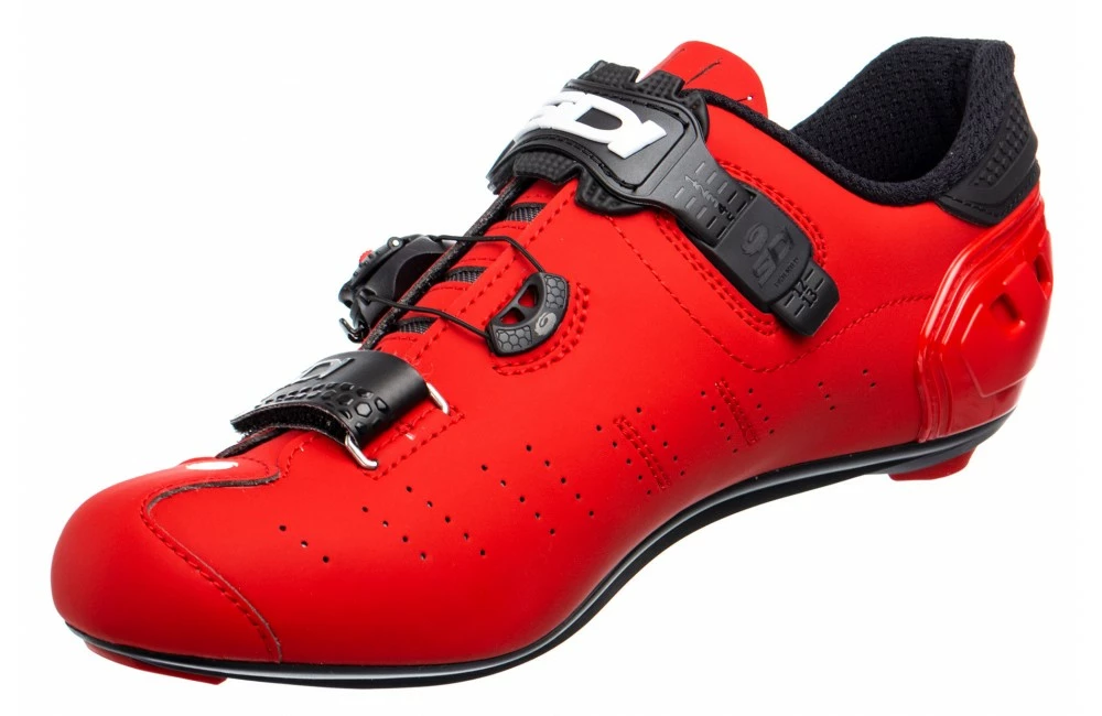 Chaussures Vélo Route SIDI Ergo 5 Carbon Composite Rouge Mat / Noir 4 Chaussures Vélo Route SIDI Ergo 5 Carbon Composite Rouge Mat / Noir – Image 2
