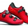 Chaussures Vélo Route SIDI Ergo 5 Carbon Composite Rouge Mat / Noir -Pédales vélo Soldes Magasin chaussures velo route sidi ergo 5 carbon composite rouge mat noir 2021