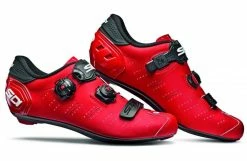 Chaussures Vélo Route SIDI Ergo 5 Carbon Composite Rouge Mat / Noir