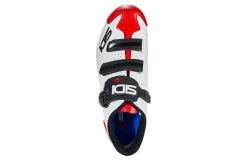 Chaussures VTT SIDI TRACE 2 Blanc Noir Rouge -Pédales vélo Soldes Magasin chaussures vtt sidi trace 2 blanc noir rouge 2022 3