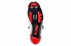 Chaussures VTT SIDI TRACE 2 Blanc Noir Rouge -Pédales vélo Soldes Magasin chaussures vtt sidi trace 2 blanc noir rouge 2022 4