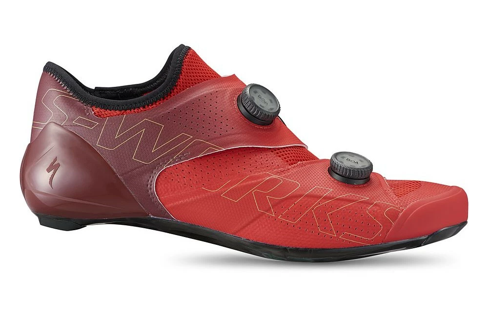 SPECIALIZED Chaussures Vélo Route S-Works ARES Marron Rouge 3 SPECIALIZED Chaussures Vélo Route S-Works ARES Marron Rouge
